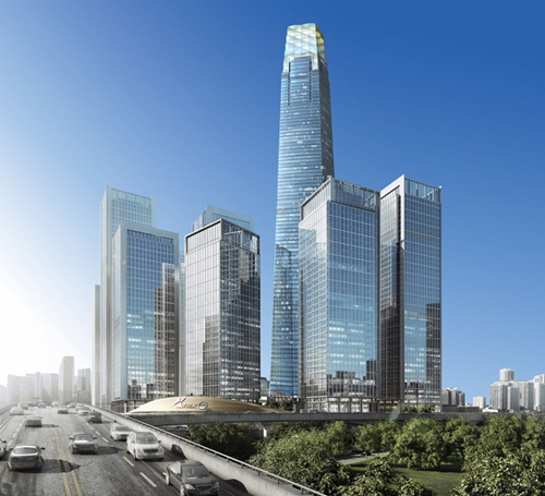 马来西亚吉隆坡新地标─中建八局承建的标志