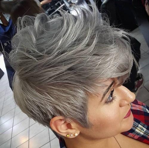 2017ombre头发颜色趋势,20款银色奶奶灰grannyhair风格