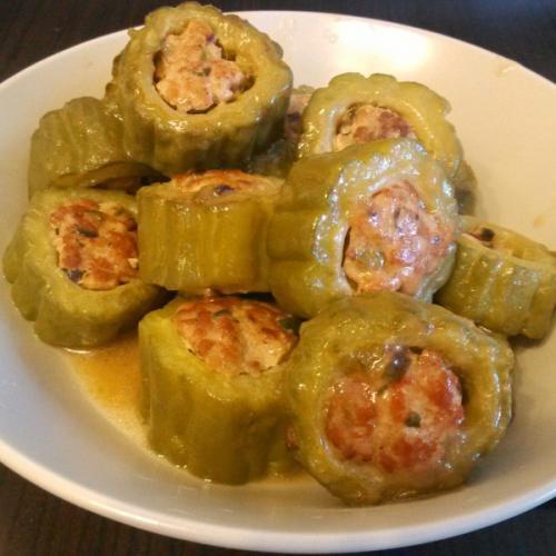 百姓家常菜:客家酿苦瓜详细做法