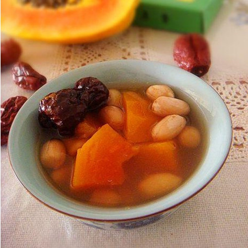 4,木瓜花生大枣汤