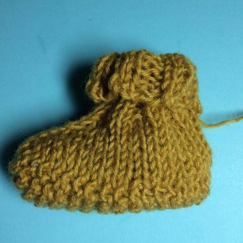 婴儿毛线鞋钩织教程图解,简单,实用,美观