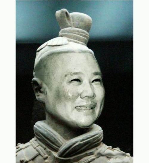好喜感的兵马俑,难道秦朝就开始流行说相声了.