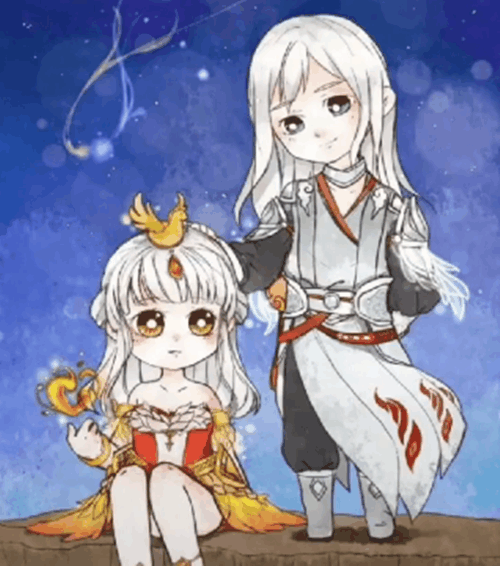 王者小漫画男神女神齐卖萌信白和白昭你喜欢哪个呢