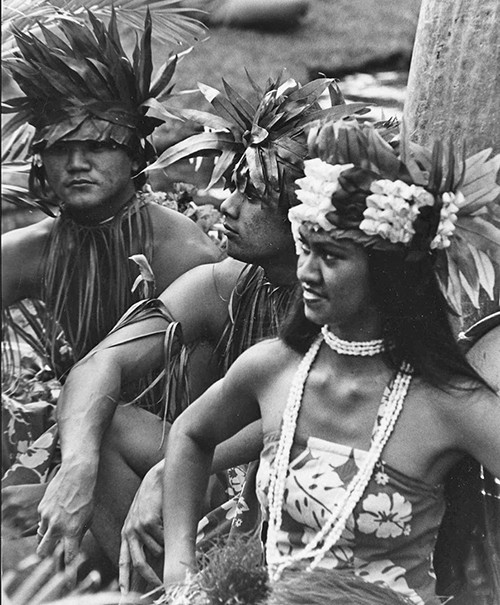 神秘人种60年代太平洋岛国波利尼西亚人老照片