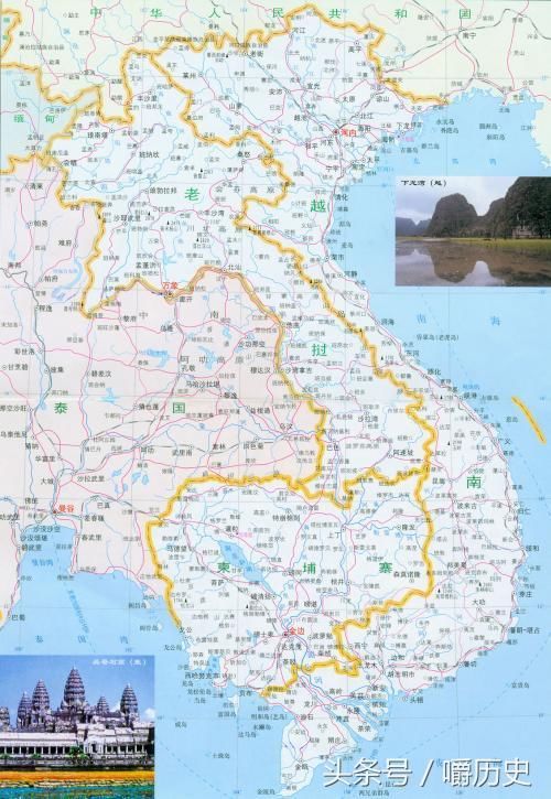 越南河南省行政地图图片
