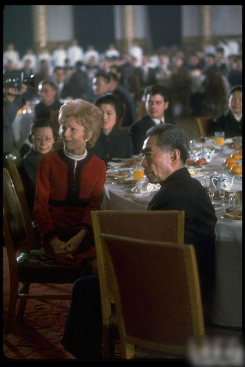 珍贵旧影未公开的1972年尼克松访华照片