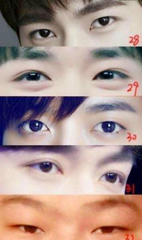 光看看眼睛你能认出这些男明星吗32号一眼认出