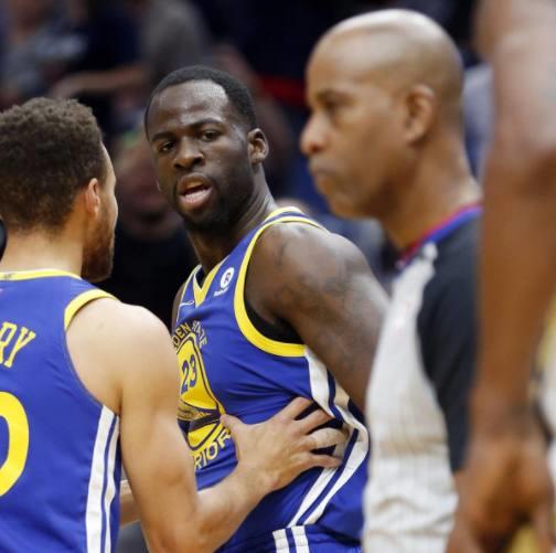 NBA官方:格林侮辱裁判罚款25000美金 格林赛