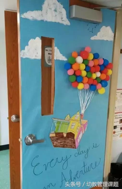 30款幼儿园教室门板装饰充满了春天的气息