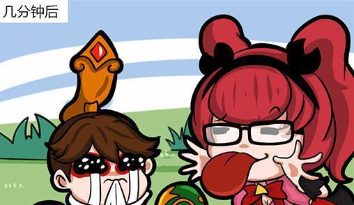 王者荣耀漫画:搞怪安琪拉放大招给刘禅看,把刘禅的眼睛闪哭了