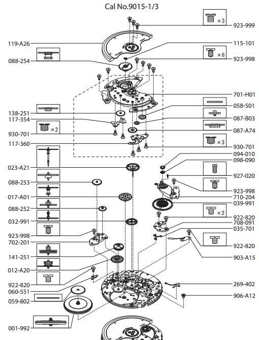 日本西铁城miyota9015机芯,你值得拥有