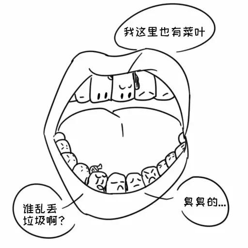 口腔疾病 口腔是进食食物的通道, 难免会使得细菌繁衍, 导致食物残 