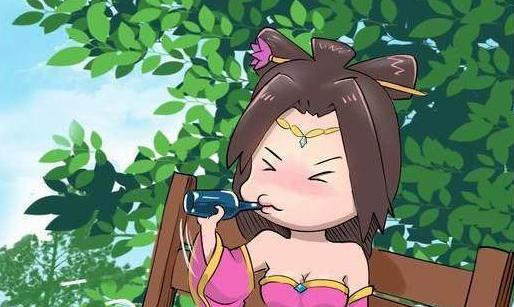 王者荣耀亚瑟对红着脸喝醉酒的貂蝉出手了