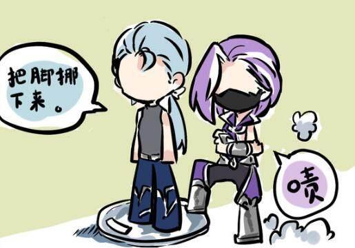 王者荣耀: 铠称体重遭兰陵王捣乱, 等兰陵王下来后铠更尴尬了