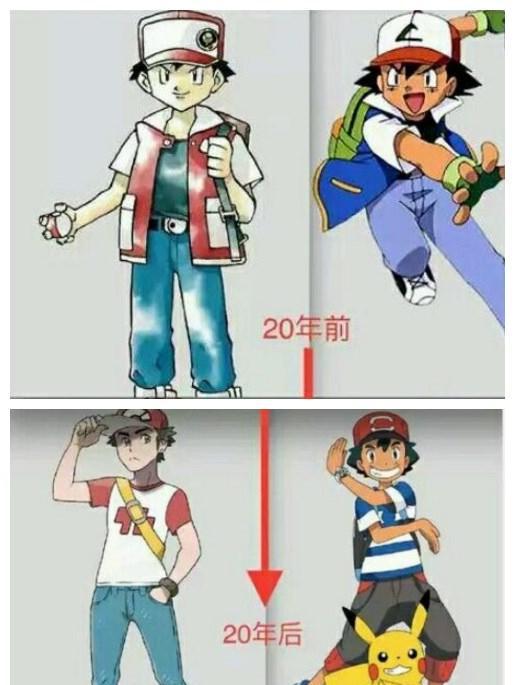 都当爸爸了,还记得那些动漫角色原来的样子吗?