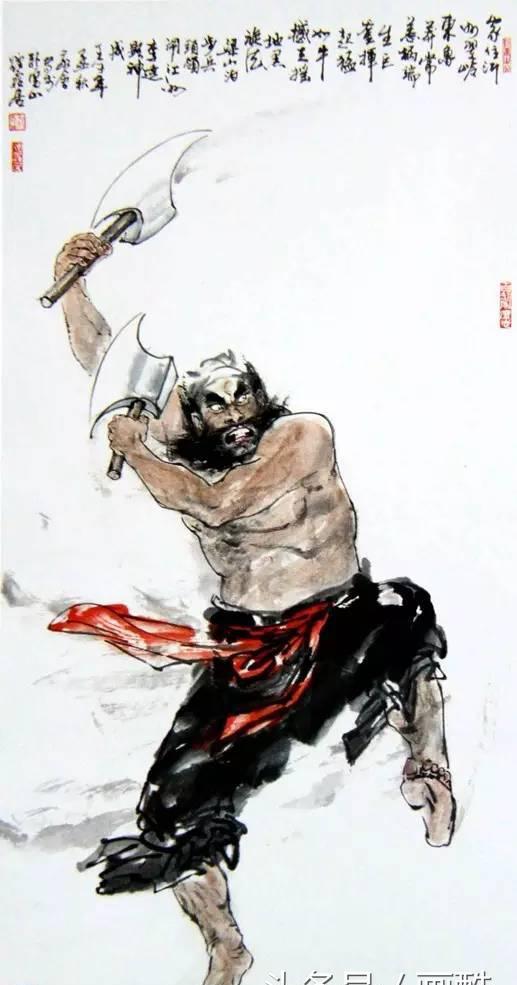 数量较多本期只放了一部分敬请关注画酷公众号查看其它108将人物画像