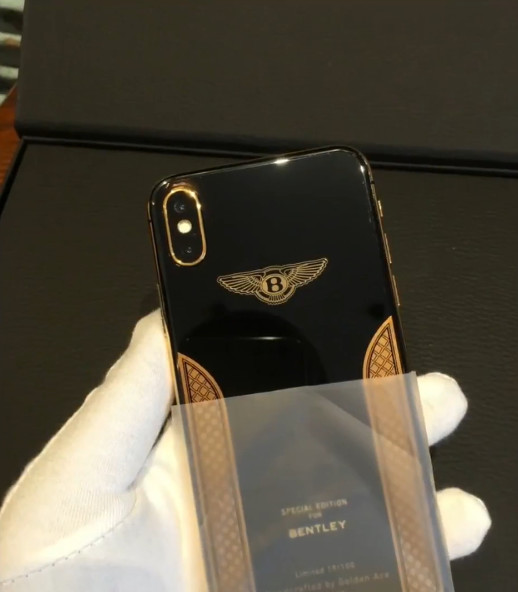 这才是成功人士的标配手机 宾利定制版iphone x开箱