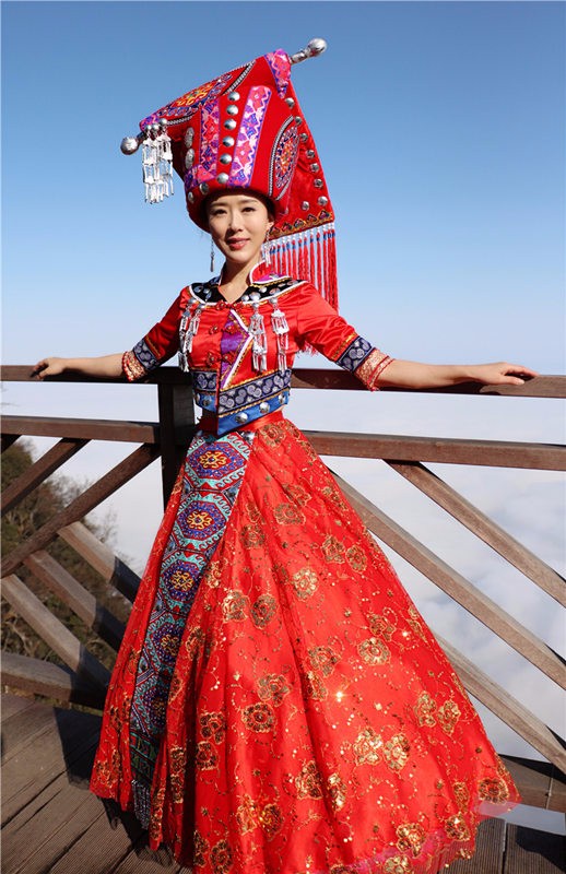 颜丹晨录制央视春晚特别节目民族风诠释中国美人