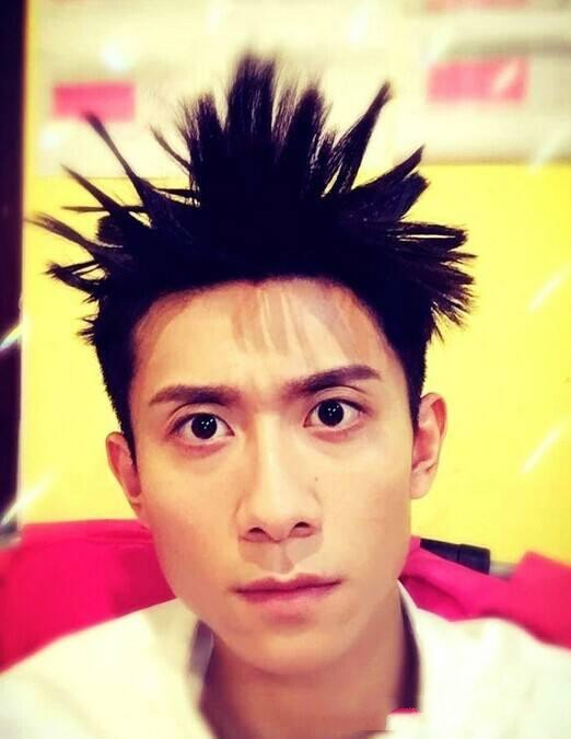 明星炸毛照鹿晗头发最多