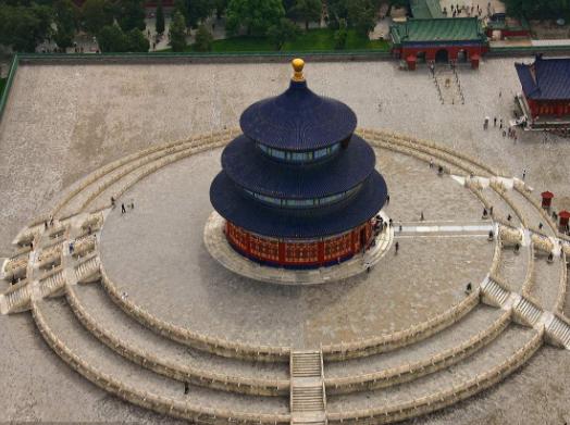 航拍北京天坛和地坛原来都堪比世界奇迹