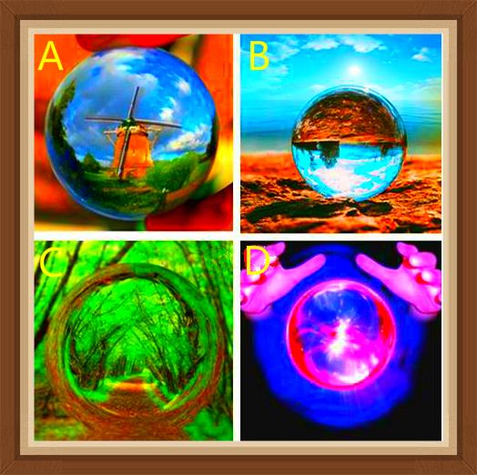 心理测试选一个水晶球占卜测你未来有多少钱