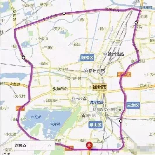 四环路?可能还有人不知道 其实是徐州周围的几条高速公路