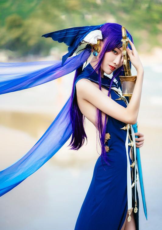 诱人身姿 死亡爱丽丝 人鱼姬 死亡爱丽丝 cosplay