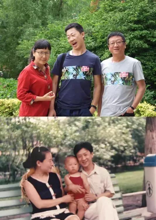 哈尔滨小伙带着老照片和爸妈穿越回20年前的文化公园