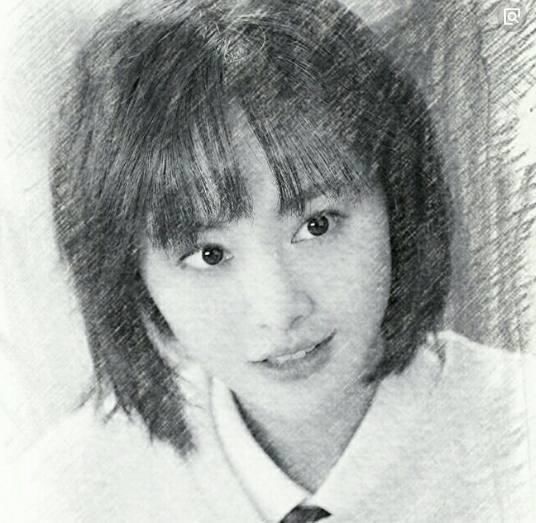郑爽,郑爽这张素描照画的非常的甜蜜,纯洁靓丽,又不失心爱,特别是眼睛