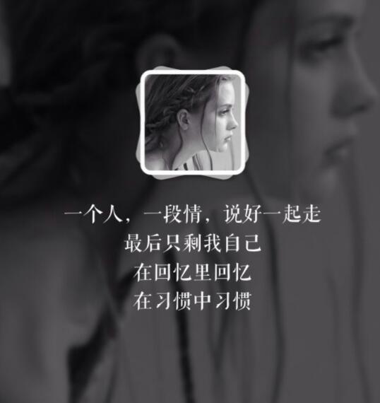 一个人,一句话,一段伤悲,还有一份无缘,藏着人生的孤独,藏着人生的泪