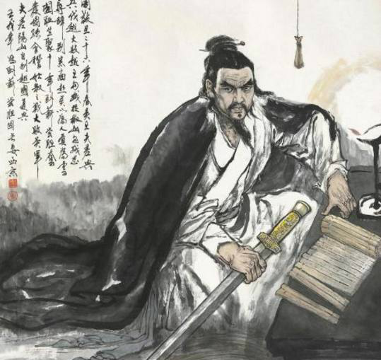 越王勾践在吃饭的地方挂上一个苦胆,每逢吃饭的时候,就先尝一尝