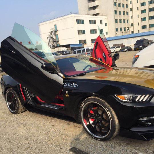 瞬间档次感提升100这么高颜值的福特野马太少见