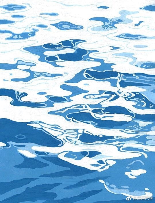 水波绘 · 日本水彩画家hiroyuki yamada
