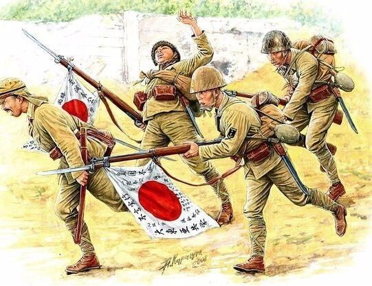 二战时期的油画,展示日军的那些嘴脸,最后一张让人痛恨不已