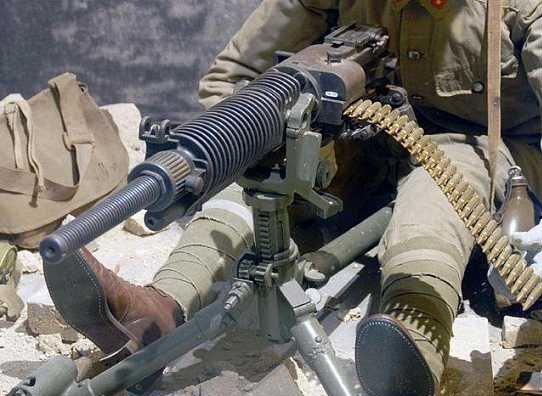 在中国战场和太平洋战场上,它是日军使用最广泛的重机枪,合计服役陆军