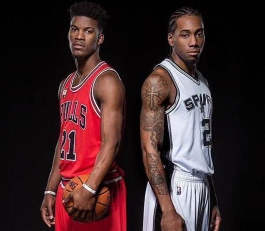 同样是2011年的新秀(伦纳德15号秀巴特勒30号秀),同样是201公分的身高