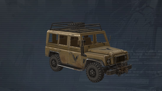 《荒野行动》载具盘点,我喜欢开着面包车带一车人去兜风!