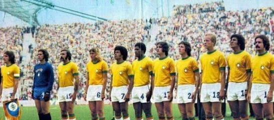 历届世界杯巴西队合照