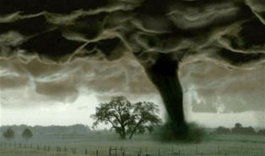 全球气候转暖使龙卷风现象增多冷冻南极洲融冰