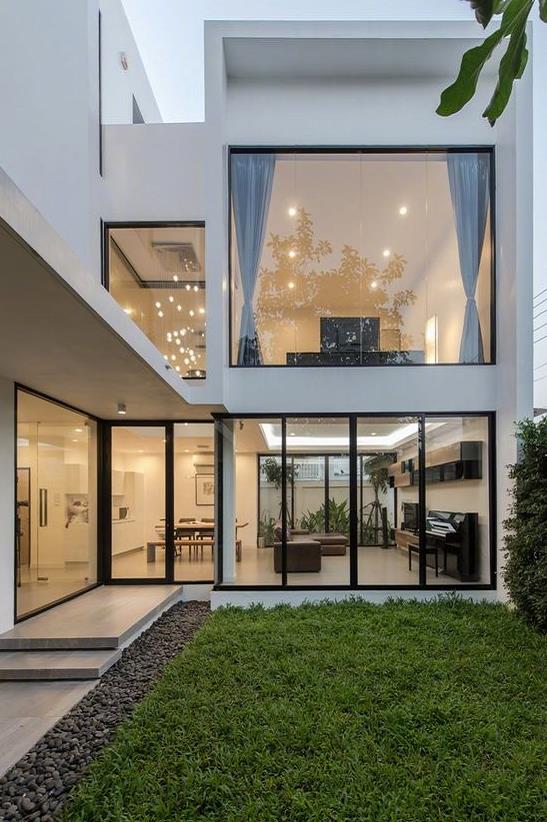 听说别墅和落地窗更配真是打开了新世界的大门