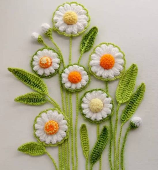 毛线也能这样玩!钩织出的作品像画一样