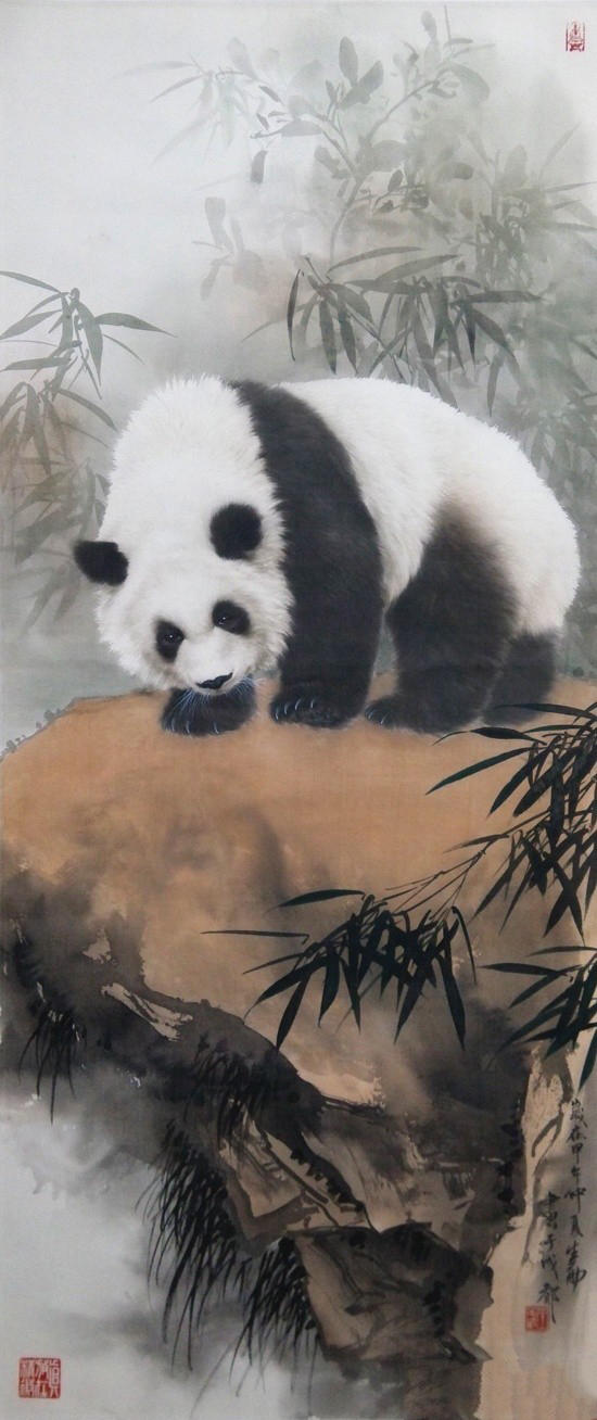 工笔走兽画家王申勇作品!__财经头条