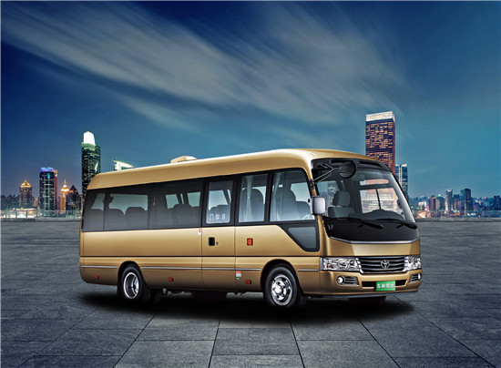 丰田考斯特14座商务车政府接待会议版商务座驾