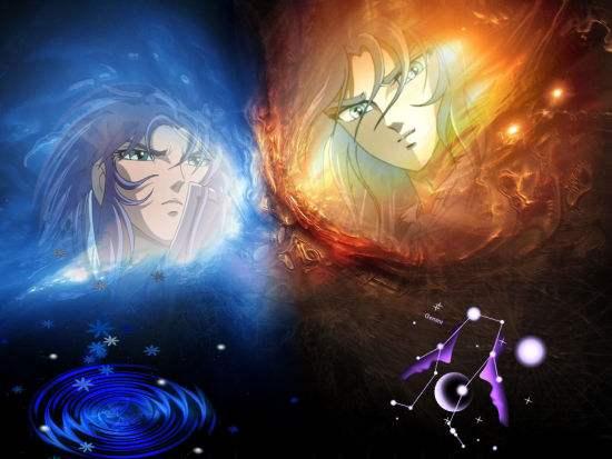 圣斗士星矢双子座撒加和加隆,全都是实力不俗的高手!