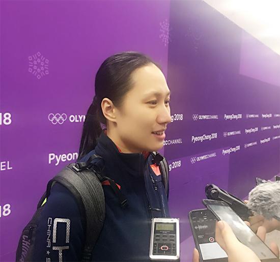 冬奥冠军张虹坦然面对平昌低迷