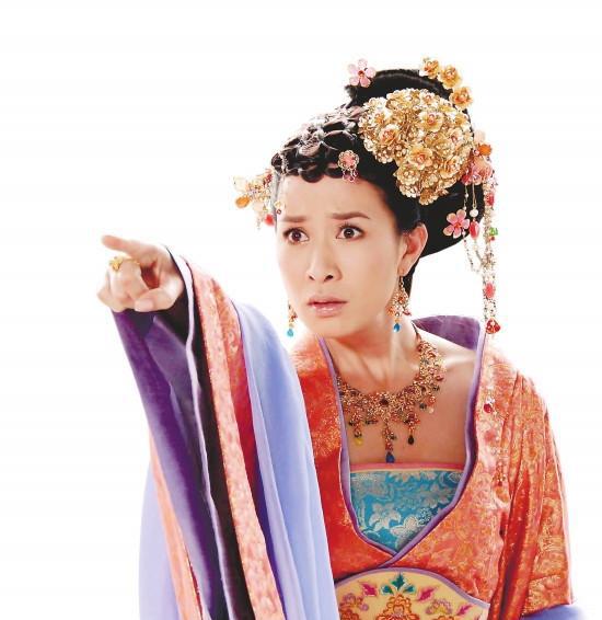 古装女星,霍水仙天真浪漫,将粉色穿出英气的还是她|女星|武媚娘传奇