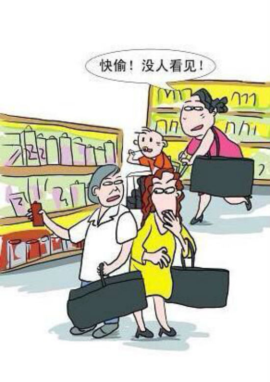 常州一小偷在超市偷饮料并连伤三人,民警最终在商场将他抓获