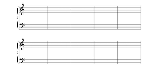 五线谱中的逗号或者句号,尽管这并不意味着你需要在开始下一小节前稍