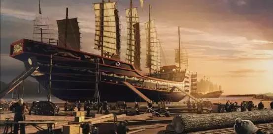 郑和宝船不亚于国产航母001a