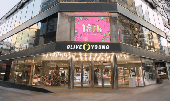 olive young / watsons乐天百汇店,现代百货店,新世界百货店,作为韩国
